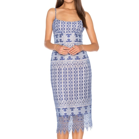BCBGMaxAzria Alese lace midi dress - Picture 1 of 10